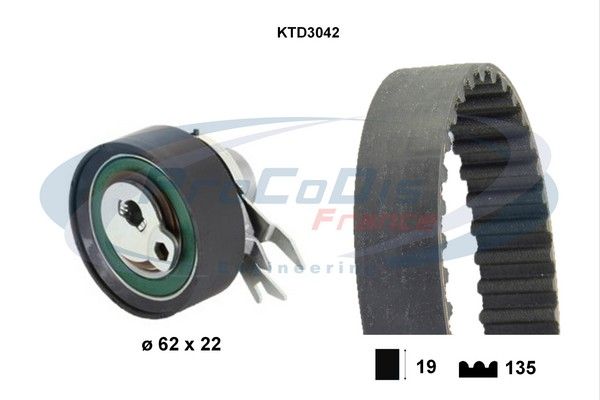 PROCODIS FRANCE Комплект ремня ГРМ KTD3042